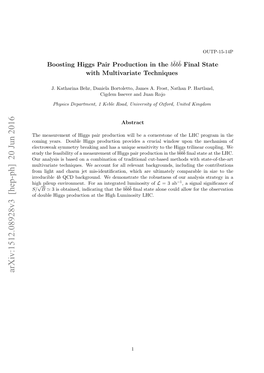 Boosting Higgs Pair Production in the $ B\Bar {B} B\Bar {B} $ Final State With