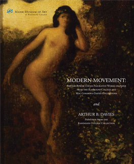 Modern Movement: Arthur Bowen Davies Figurative Works on Paper from the Randolph College and Mac Cosgrove-Davies Collections