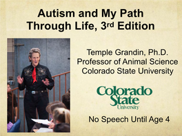 Autism and My Path Through Life, 3Rd Edition