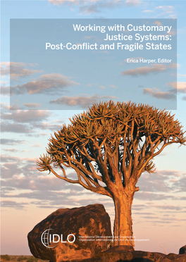 Working with Customary Justice Systems: Post-Conflict and Fragile States