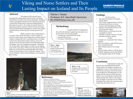 Viking and Norse Settlers and Their Lasting Impact on Iceland and Its People
