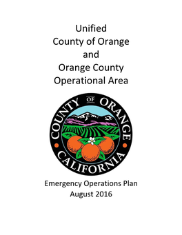 Unified County of Orange and Orange County Operational Area