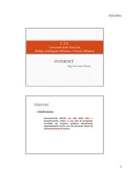 INTERNET Internet