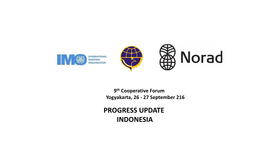 ANNEX G 7.7 Information on IMO NORAD Project Relating to The