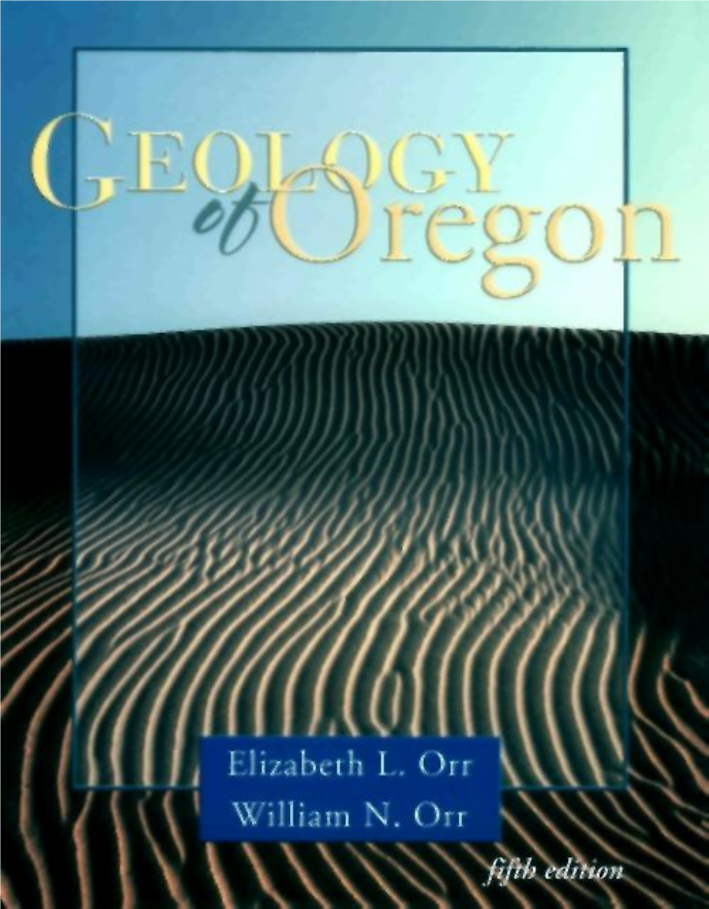 Geology of Oregon Orr Orr.Pdf