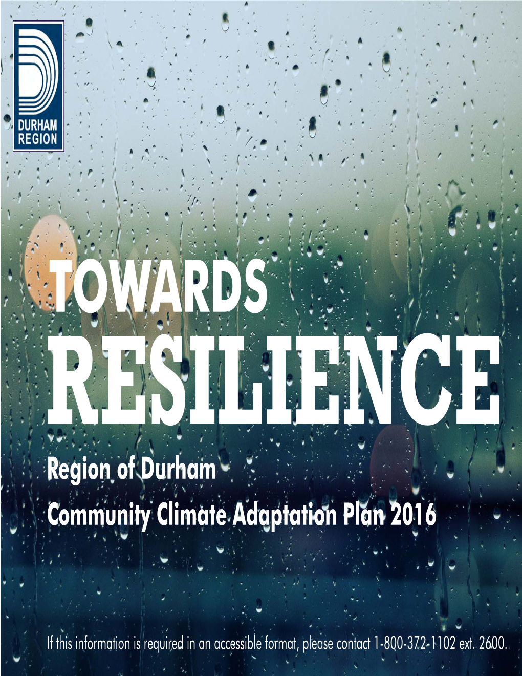 Durham Community Climate Adaptation Plan 2016