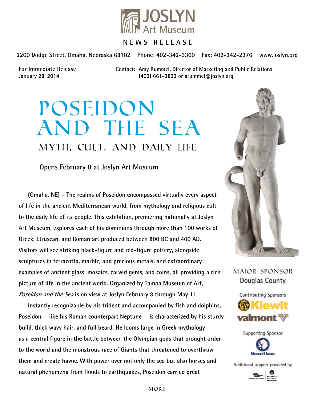 Poseidon and the Sea