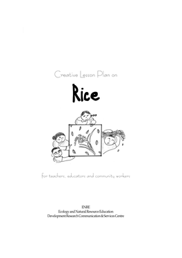 Creative Lesson Plan on Ricericerice
