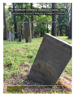 The Stratford Cemetery, Delaware County, Ohio: Geophysical Survey Results in Historic Context