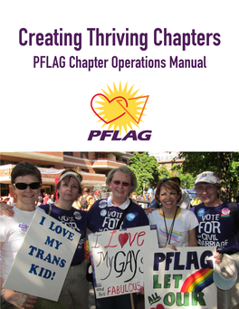 Creating Thriving Chapters: PFLAG Chapter Operations Manual