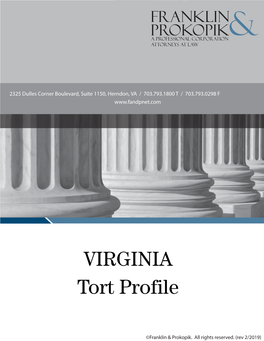 VIRGINIA Tort Profile