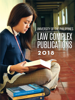 2018 up Law Complex Publications Catalogue