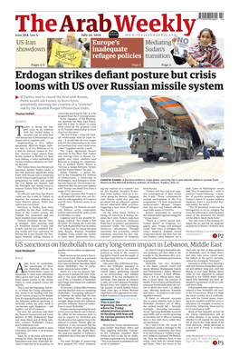 Erdogan Strikes Defiant Posture but Crisis Looms with US Over Russian