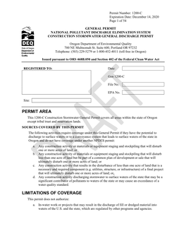 1200C Permit After Management Review and Resposne