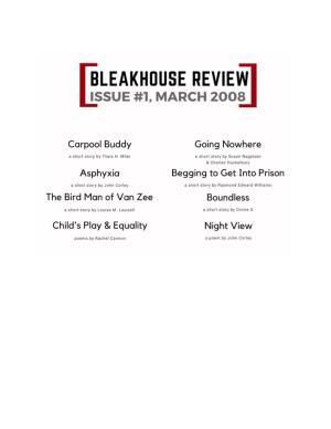 Bleakhouse Review 2008-2009