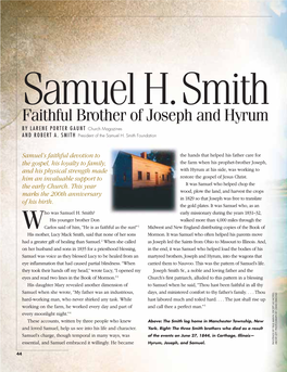 Samuel H. Smith: Faithful Brother of Joseph and Hyrum
