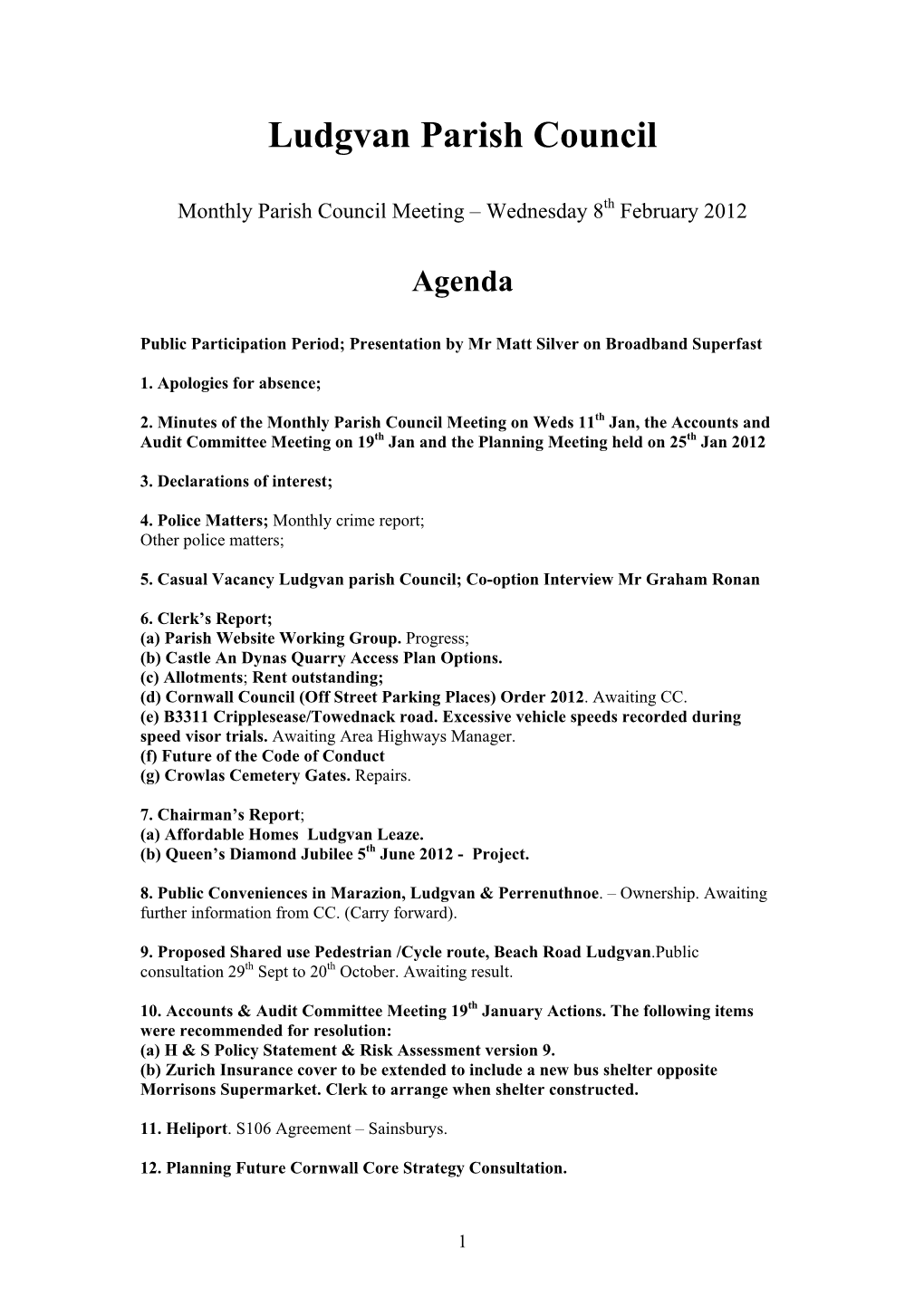 2012-02-Agenda