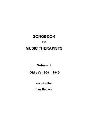 Songbook Music Therapists