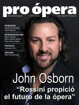 Rossini Propició El Futuro De La Ópera
