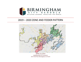 2019 – 2020 Zone and Feeder Pattern
