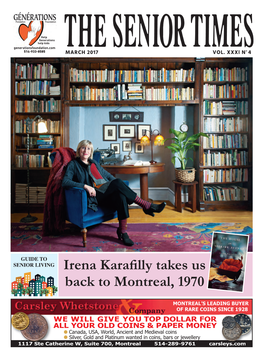 Irena Karafilly Takes Us Back to Montreal, 1970