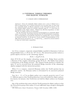 A Universal Torelli Theorem for Elliptic Surfaces