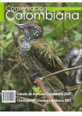 Listado De Avifauna Colombiana 2007