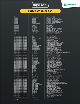 Estaciones Adheridas