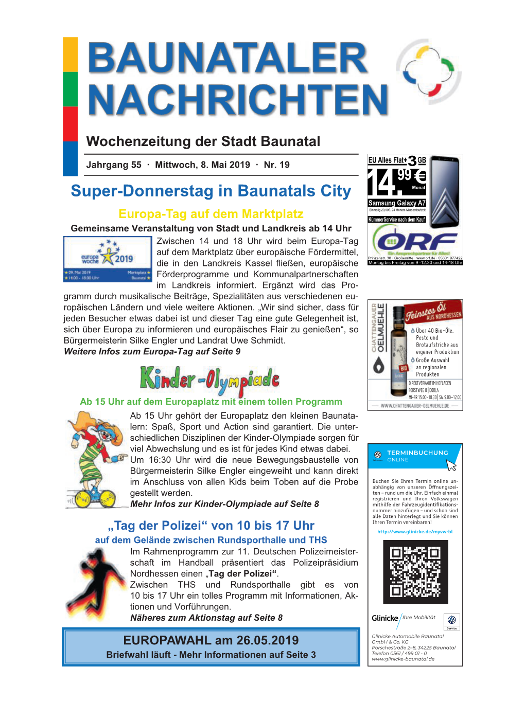 Super-Donnerstag in Baunatals City