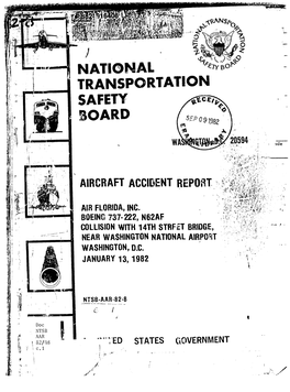 NTSB Accident Report