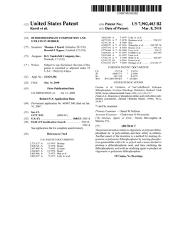 (12) United States Patent (10) Patent No.: US 7,902,403 B2 Karol Et Al