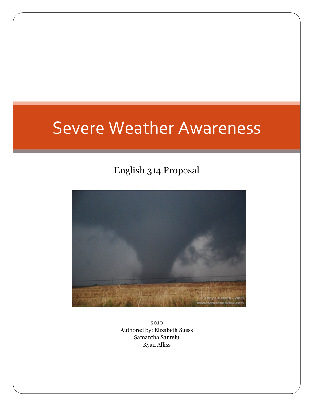 Severe Weather Awareness