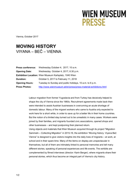 Moving History Viyana – Beč – Vienna