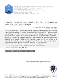 Economic Effects of Administrative Boundary