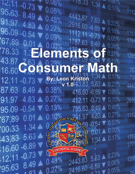 Elements of Consumer Math Elements Of