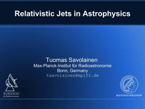Relativistic Jets in Astrophysics