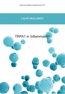 TRPA1 in Inflammation Acta Universitatis Tamperensis 2173