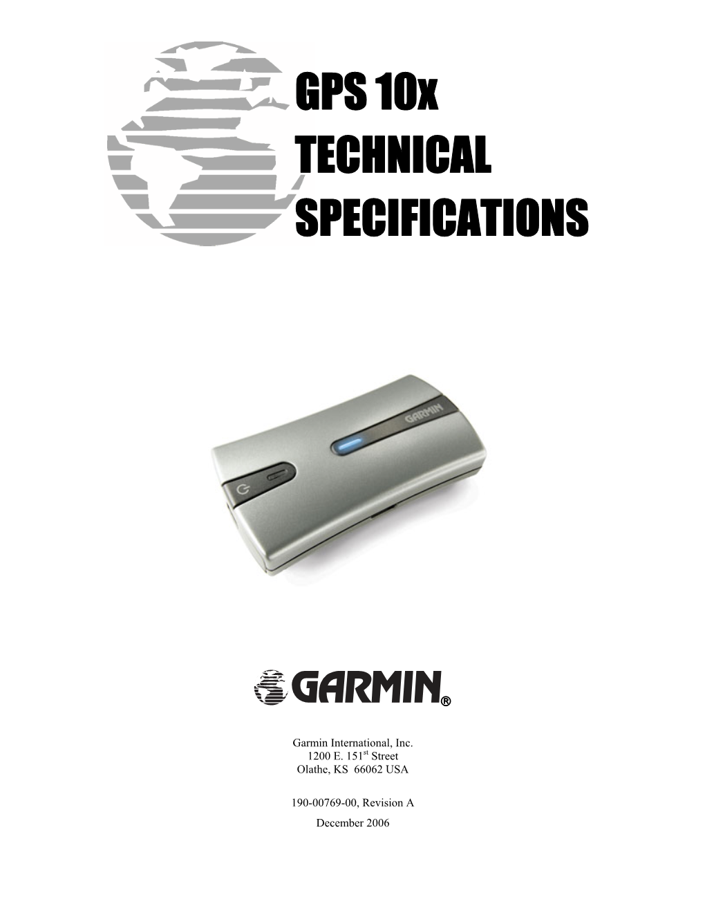 GPS 10X Technical Specifications Rev