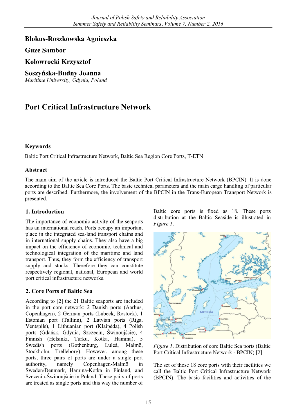 Port Critical Infrastructure Network