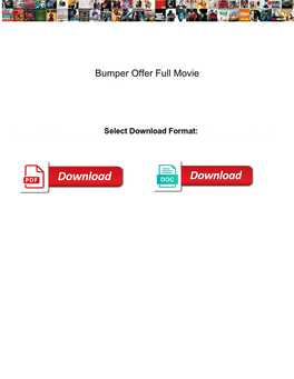 Bumper Offer Full Movie