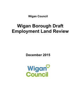 Wigan Borough Draft Employment Land Review