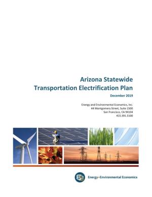 Arizona Statewide Transportation Electrification Plan December 2019