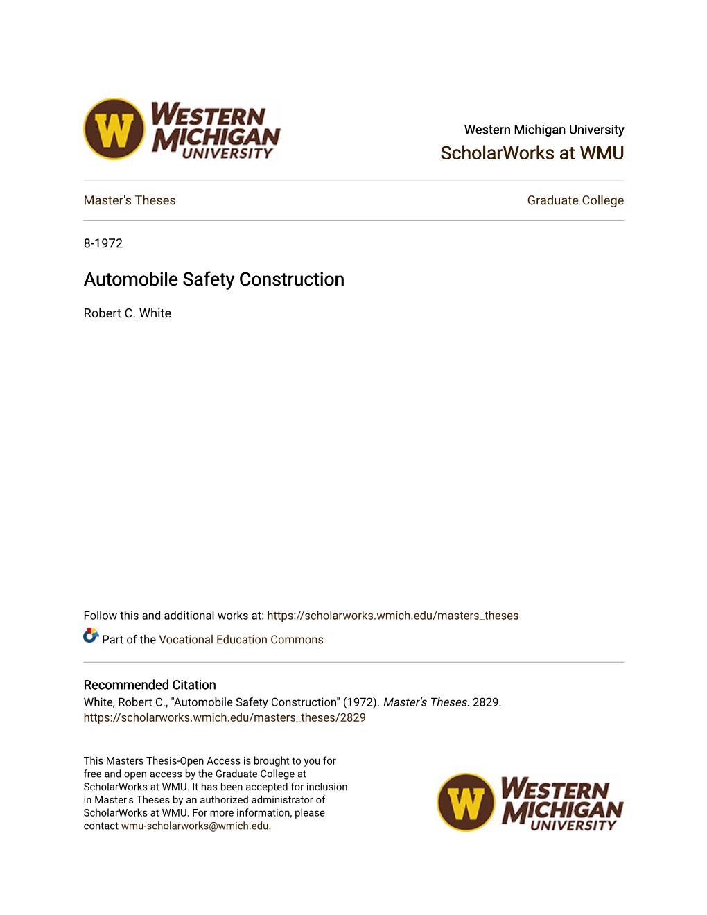 Automobile Safety Construction