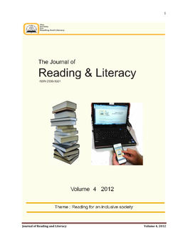 The Journal of Reading and Literacy Vol.4 (2012)