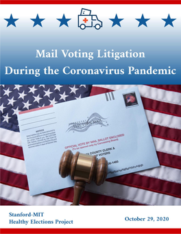 Mail Voting Litigation During the Coronavirus Pandemic