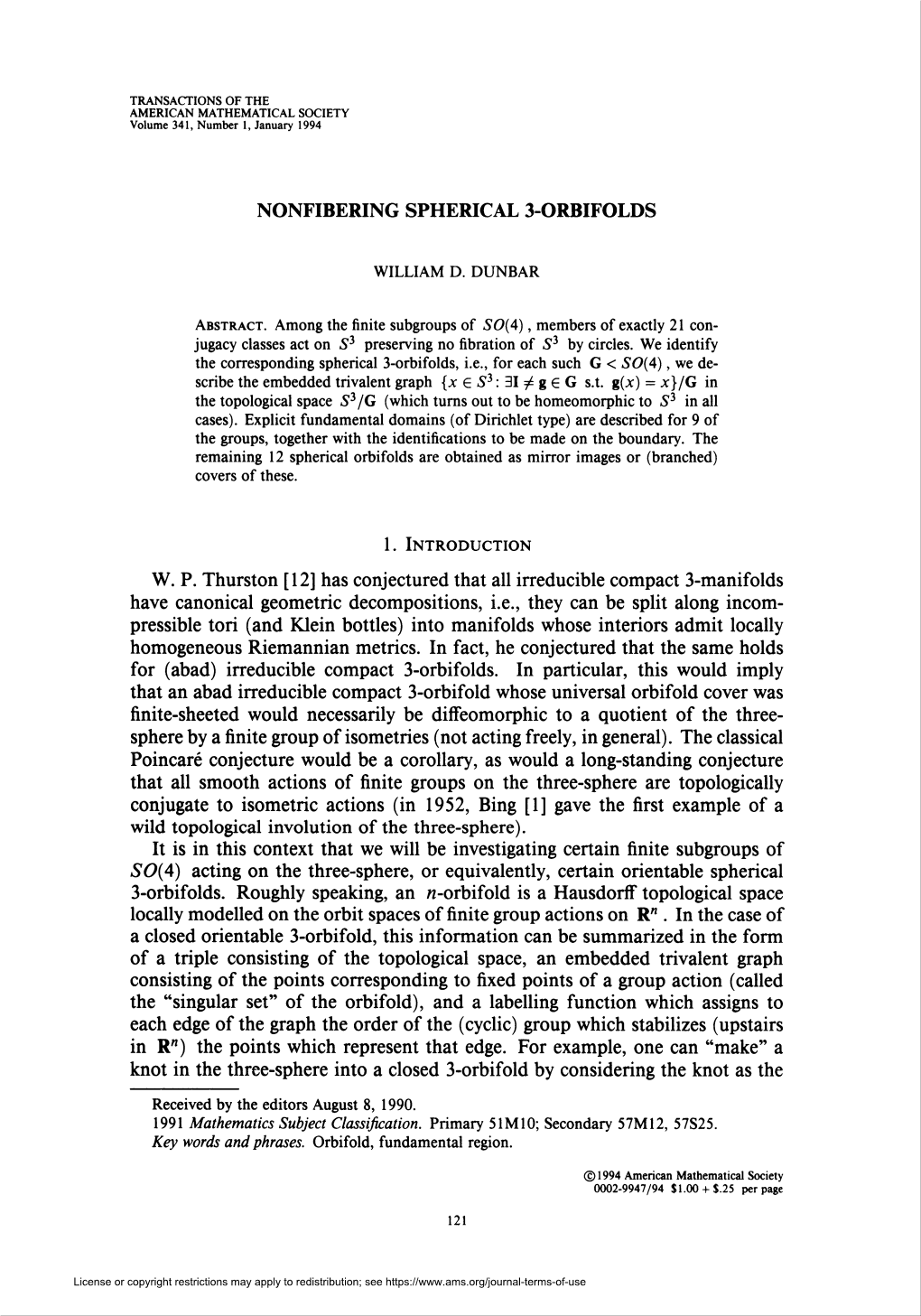 Nonfibering Spherical 3-Orbifolds