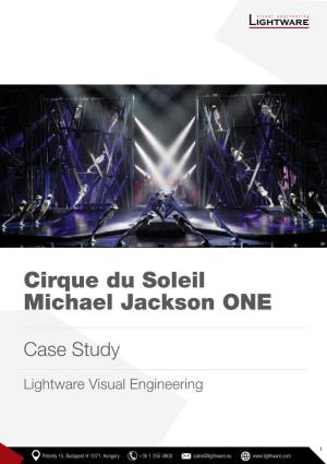 Cirque Du Soleil Michael Jackson ONE