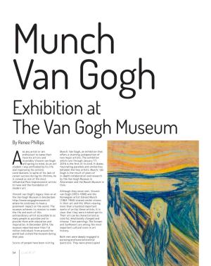 Munch Van Gogh Exhibition at the Van Gogh Museum by Renee Phillips
