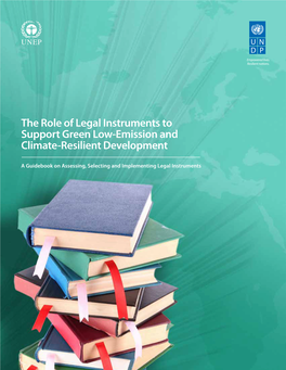 The Role of Legal Instruments to Support Green Low-Emission and Climate-Resilient Development