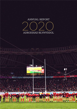 The Welsh Rugby Union Limited Annual Report 2020